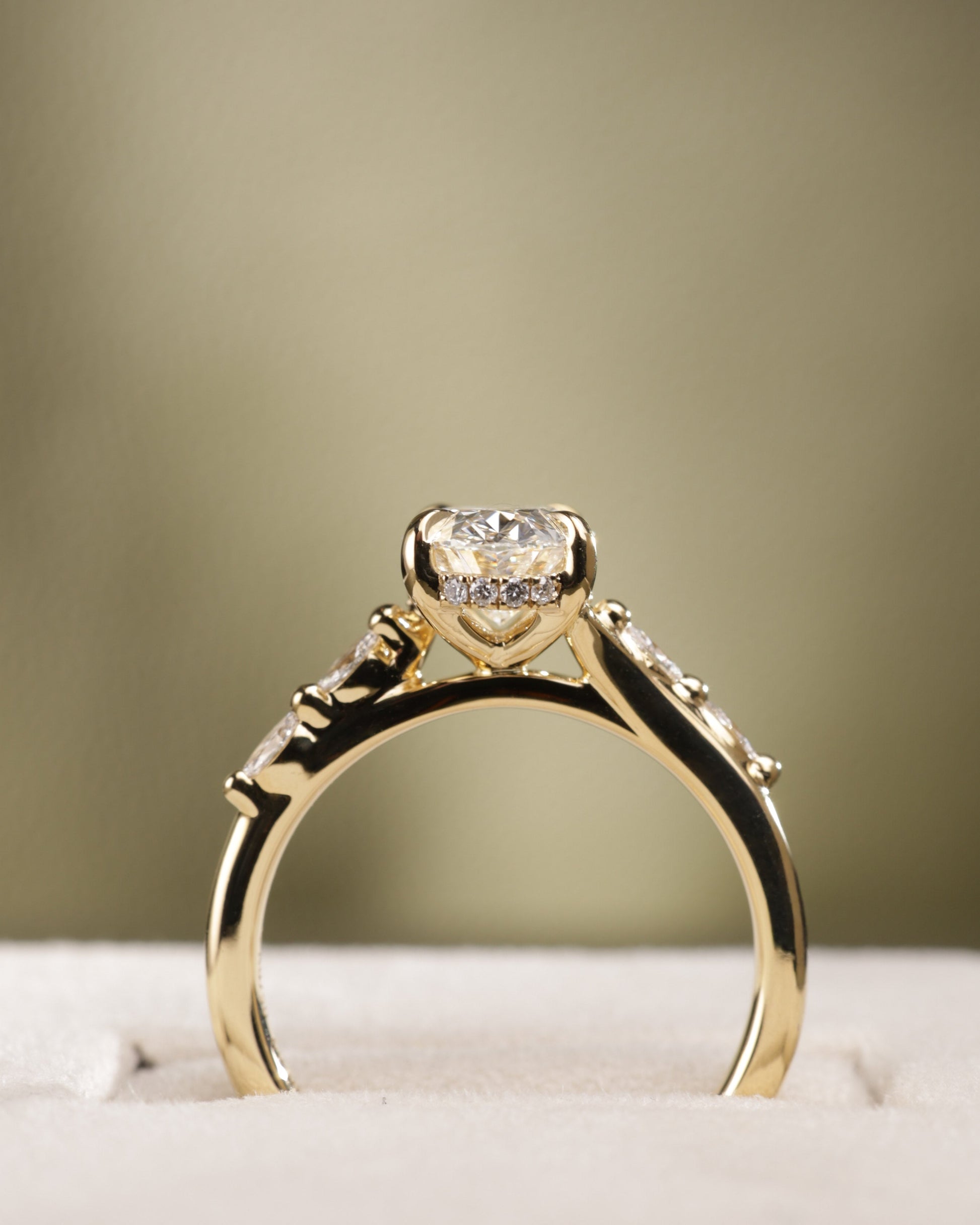 2 CT Asscher Lab Grown Diamond Solitaire Engagement Ring