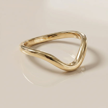 0.13 TCW Round Twisted Moissanite Wedding Band
