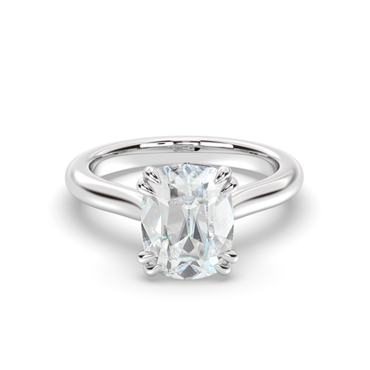 Marquise Shaped Three Stone Lab Grown Diamond Engagement Ring