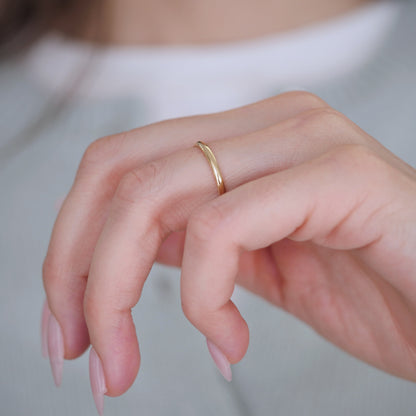 0.25 TCW Round Shaped Half Eternity Lab Grown Diamond Wedding Band