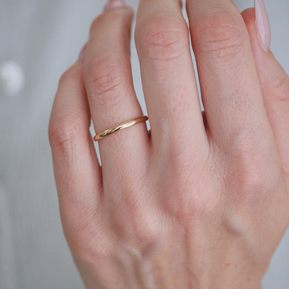 0.25 TCW Round Shaped Half Eternity Lab Grown Diamond Wedding Band