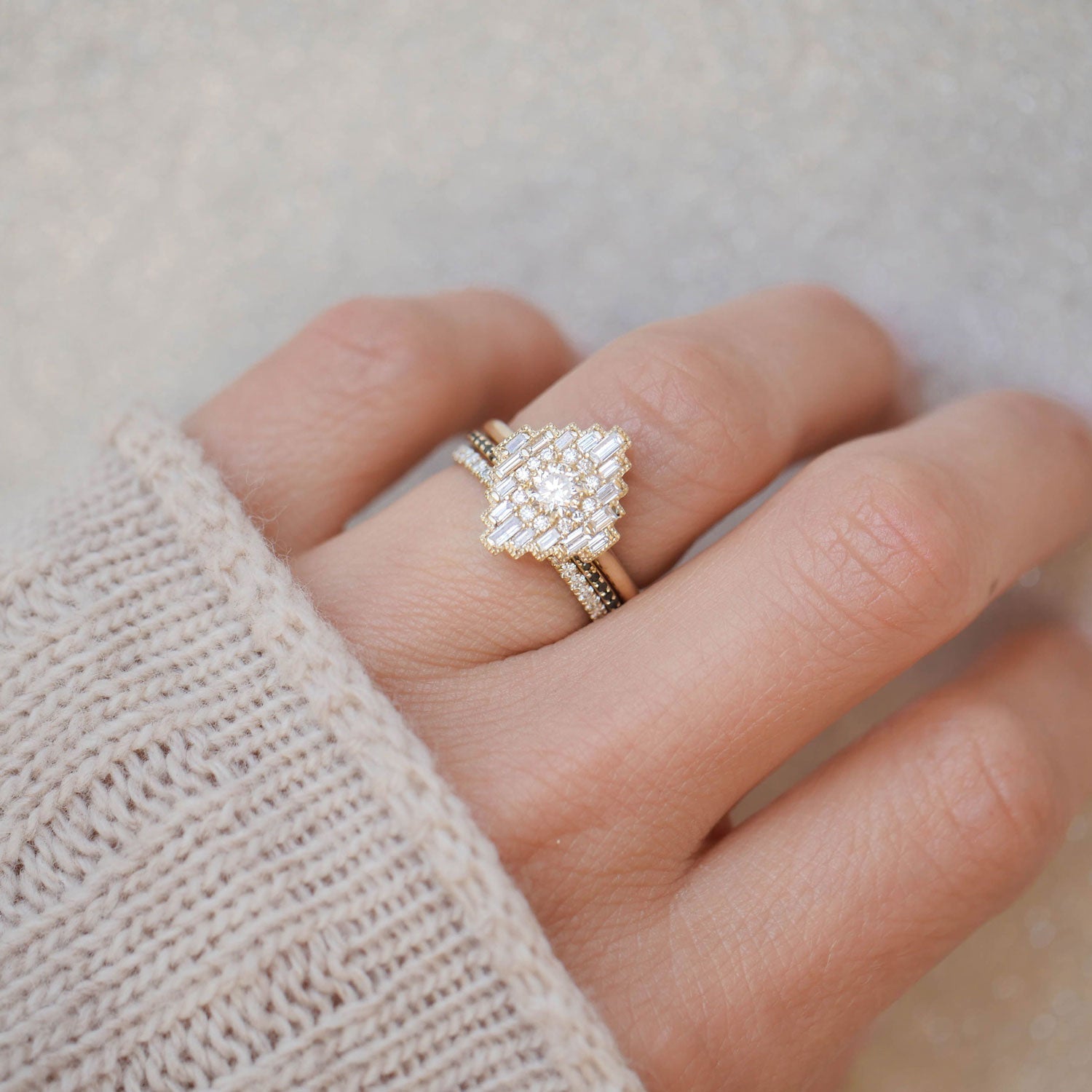 0.25 TCW Round Shaped Half Eternity Lab Grown Diamond Wedding Band