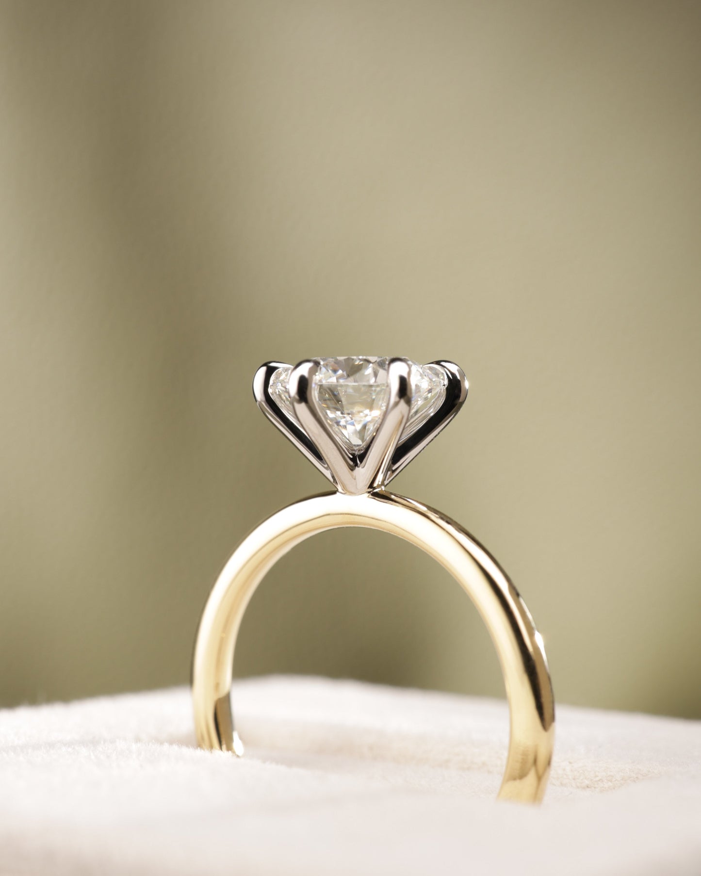 2 CT Asscher Lab Grown Diamond Solitaire Engagement Ring
