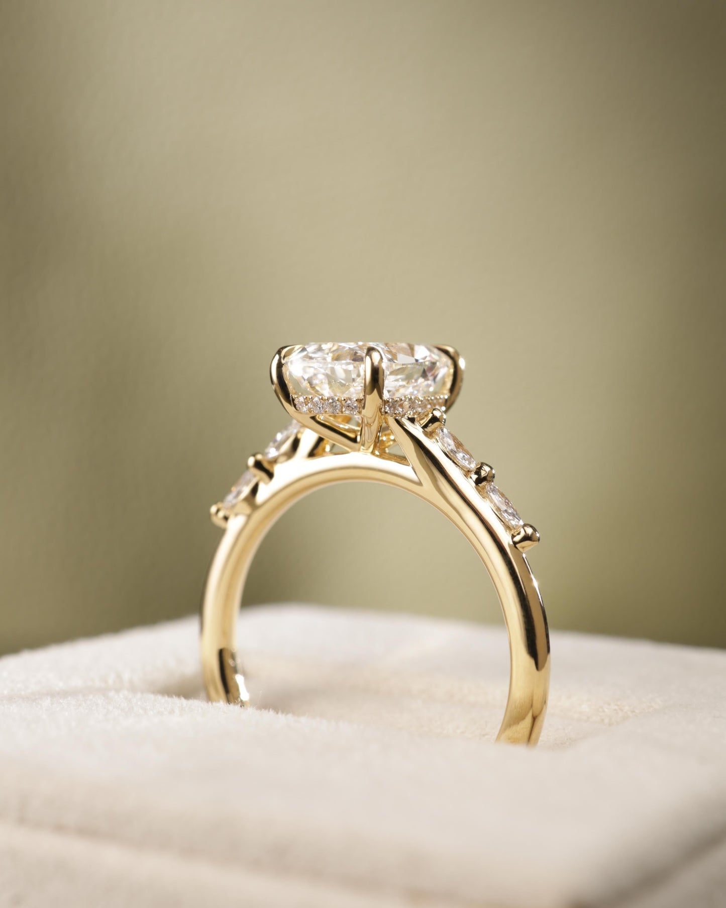 2 CT Asscher Lab Grown Diamond Solitaire Engagement Ring