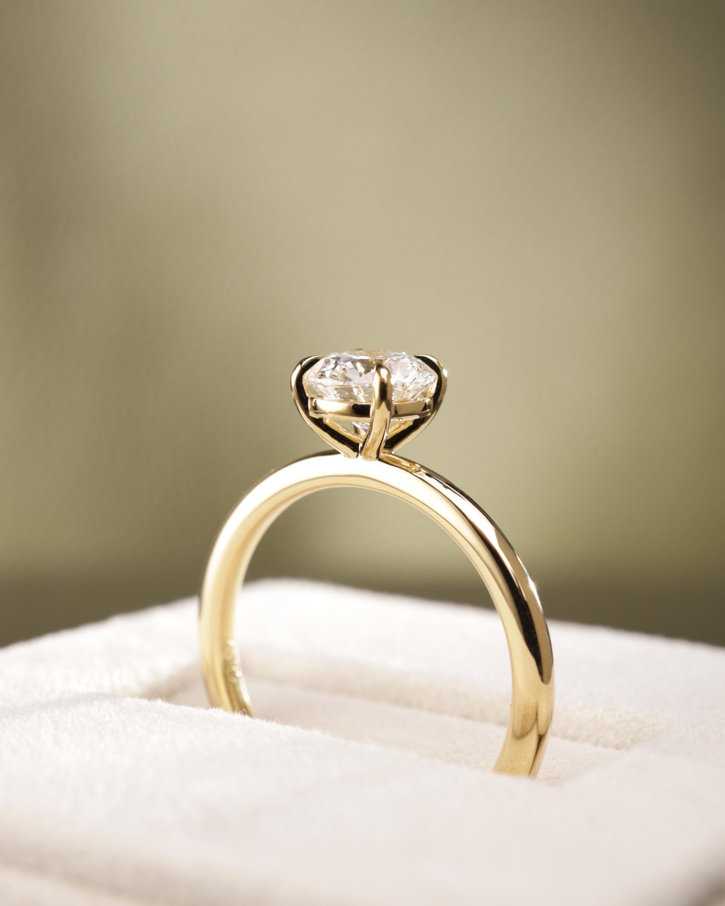 2 CT Asscher Lab Grown Diamond Solitaire Engagement Ring
