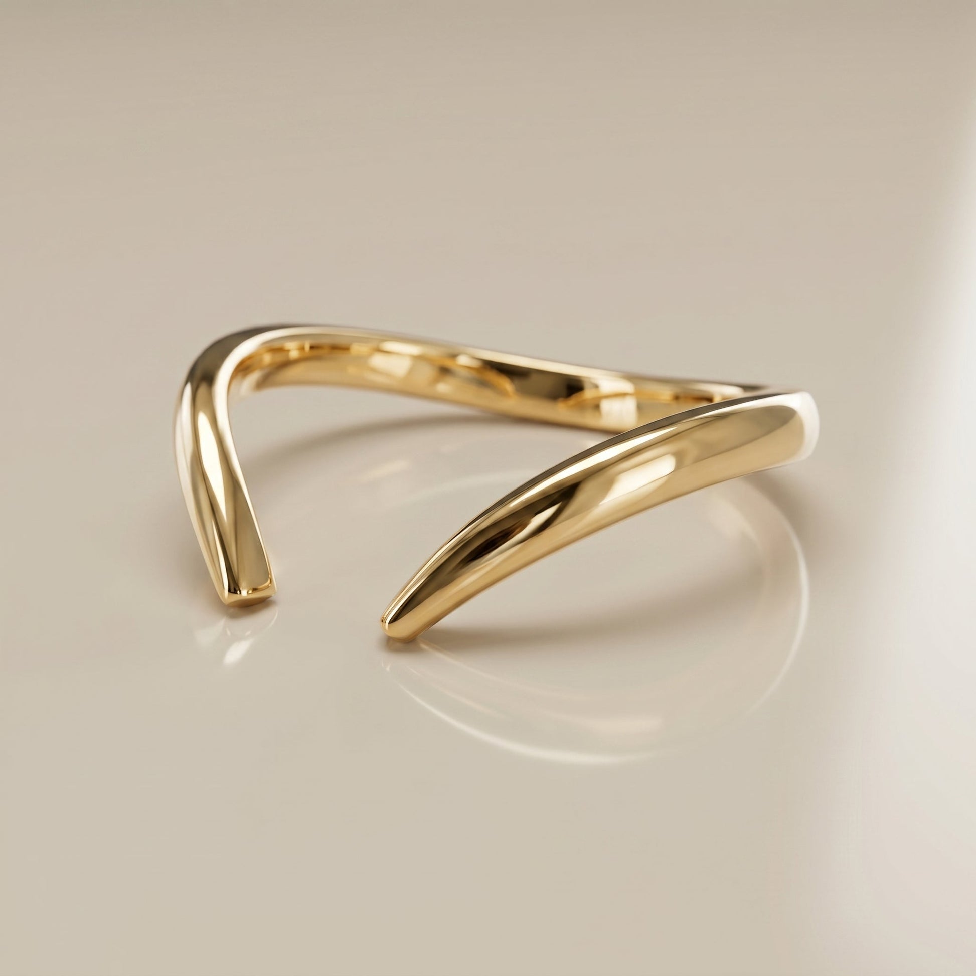 0.13 TCW Round Twisted Moissanite Wedding Band