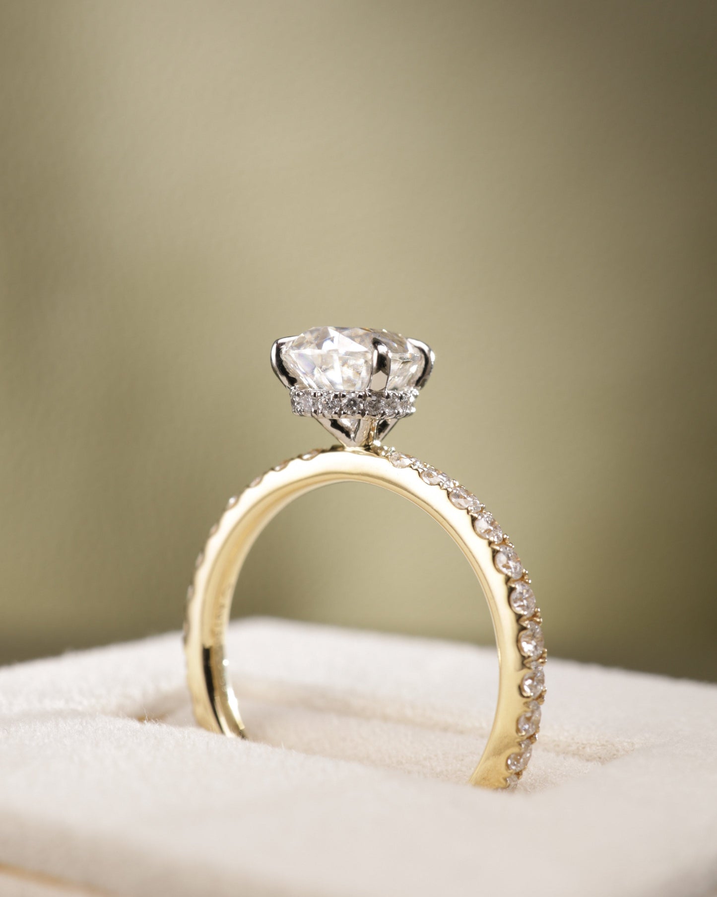 2 CT Asscher Lab Grown Diamond Solitaire Engagement Ring