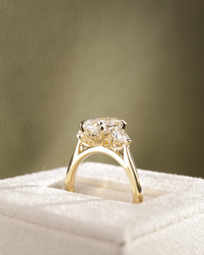 2 CT Asscher Lab Grown Diamond Solitaire Engagement Ring