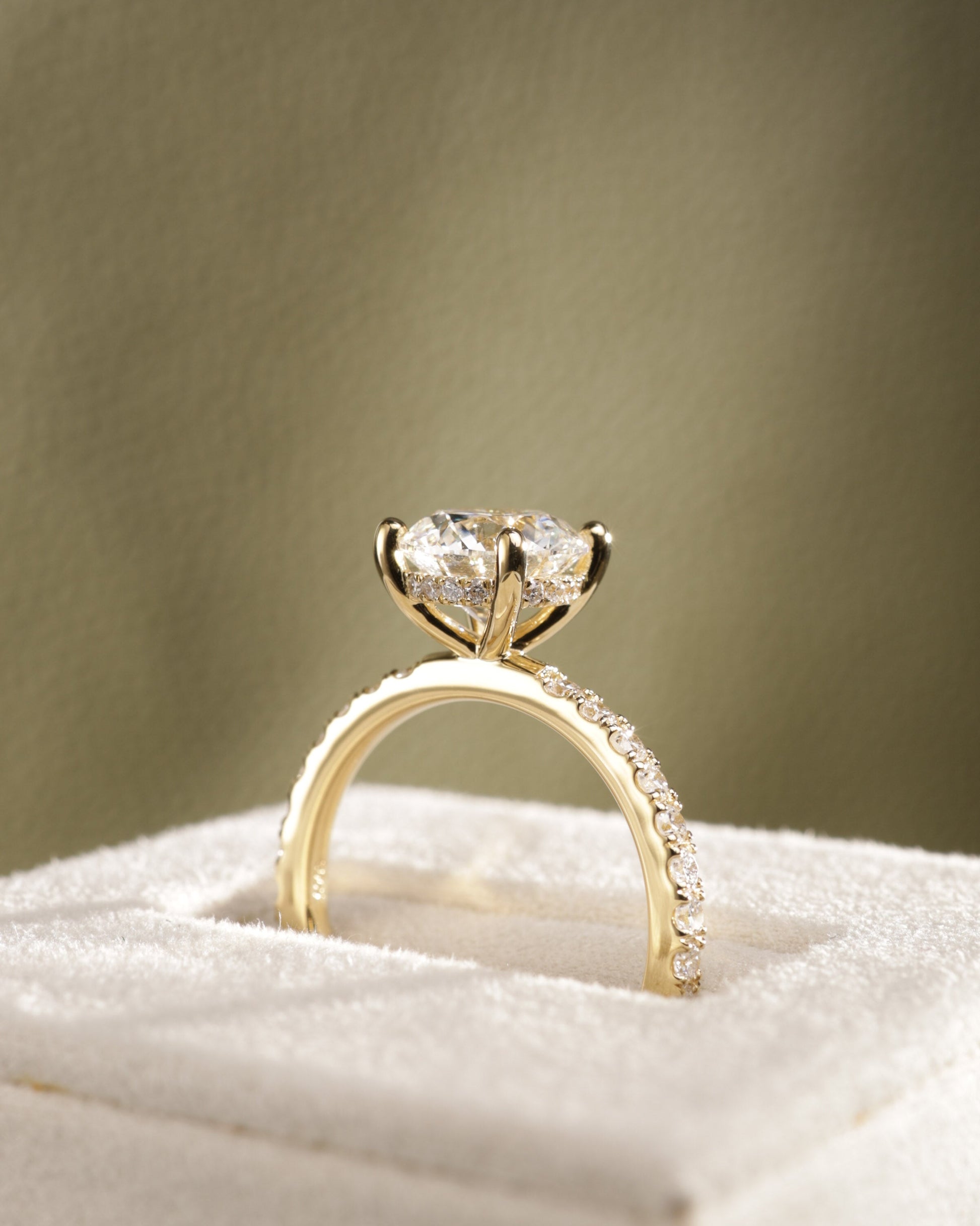 2 CT Asscher Lab Grown Diamond Solitaire Engagement Ring
