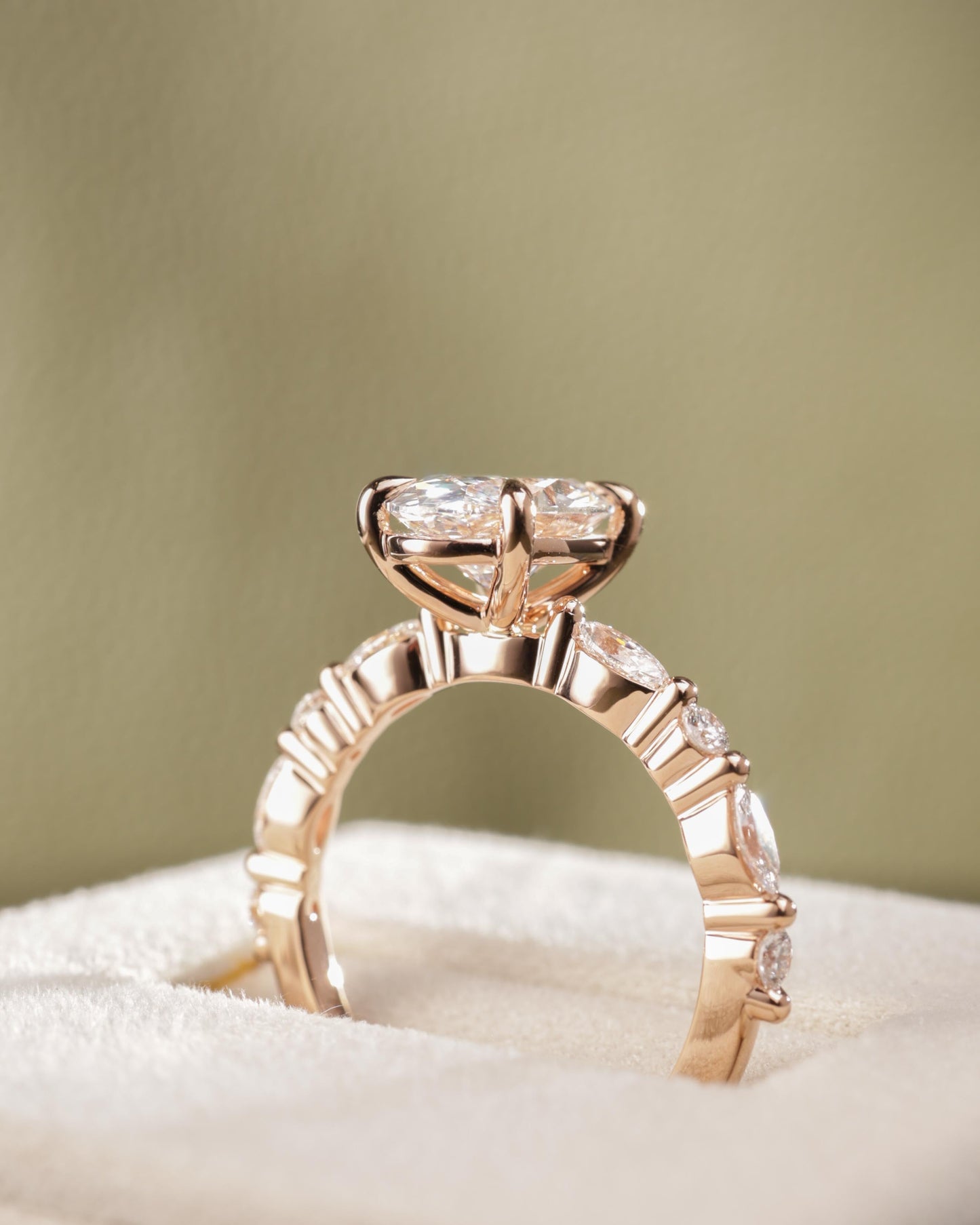 2 CT Asscher Lab Grown Diamond Solitaire Engagement Ring