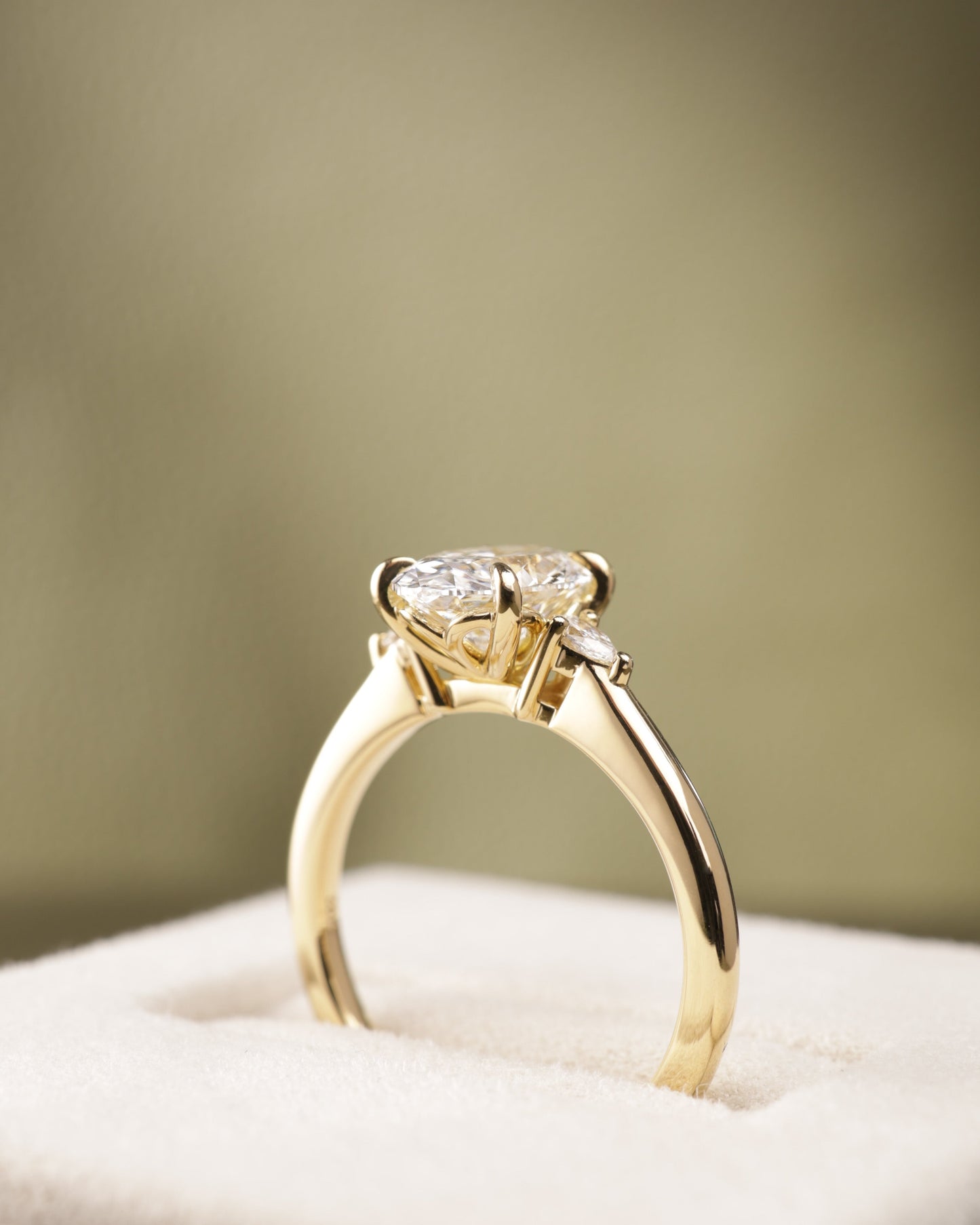 2 CT Asscher Lab Grown Diamond Solitaire Engagement Ring