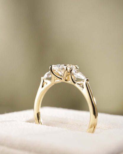 2 CT Asscher Lab Grown Diamond Solitaire Engagement Ring