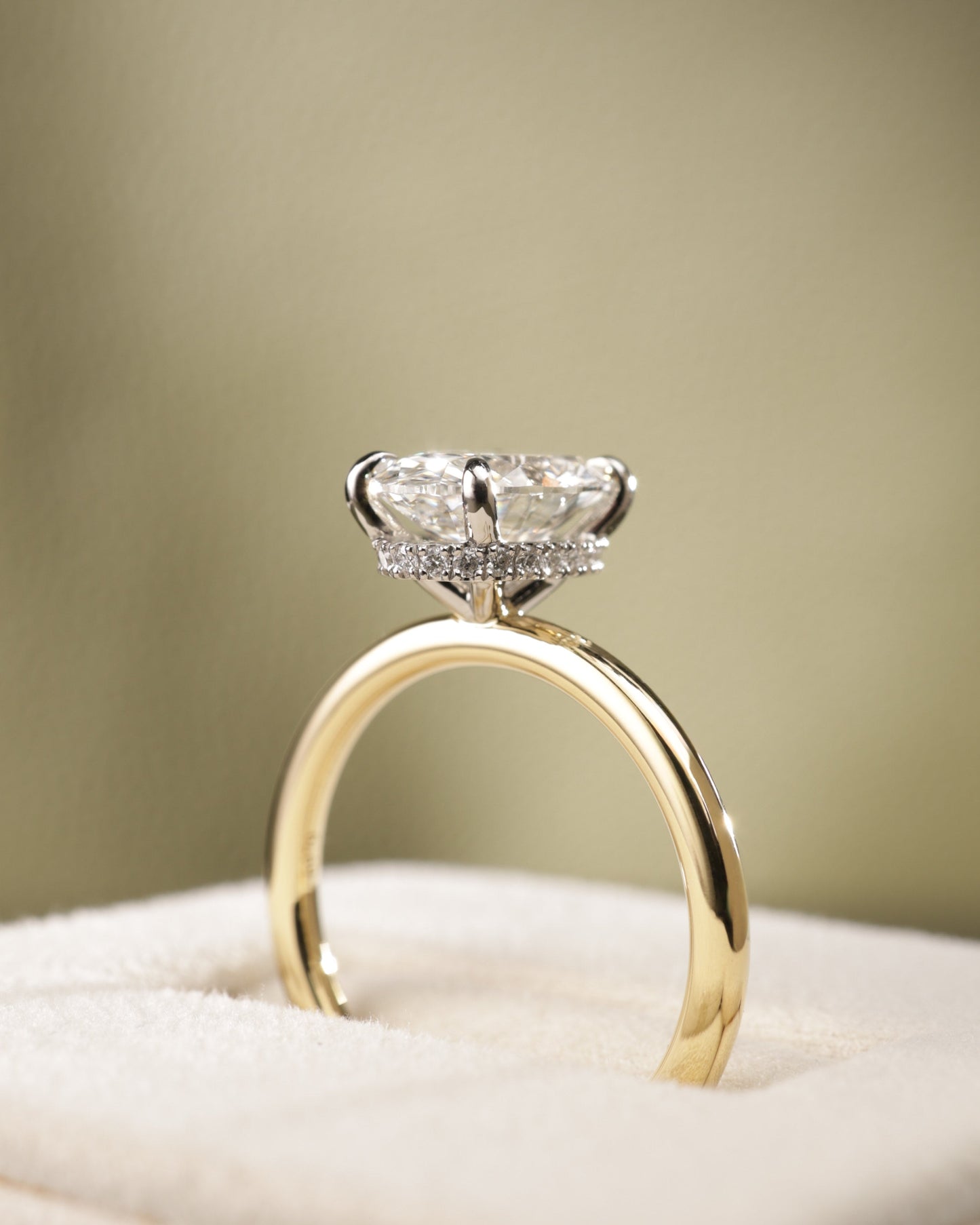 2 CT Asscher Lab Grown Diamond Solitaire Engagement Ring