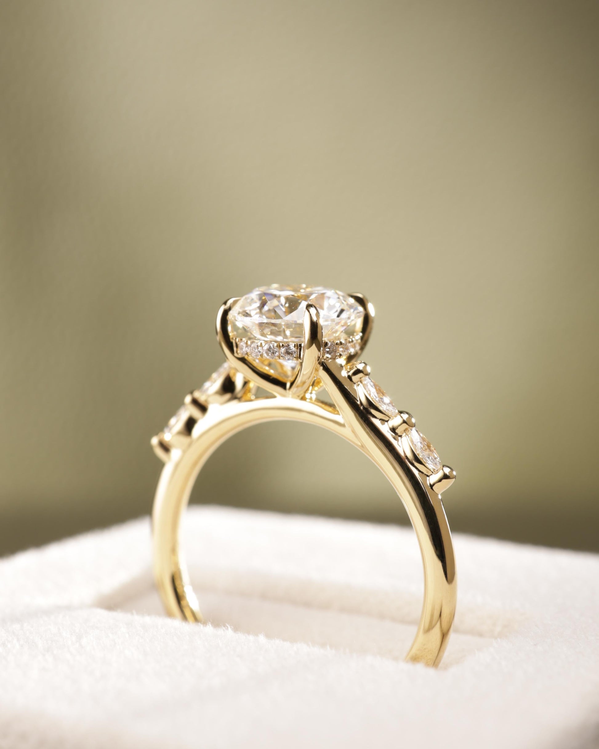 2 CT Asscher Lab Grown Diamond Solitaire Engagement Ring