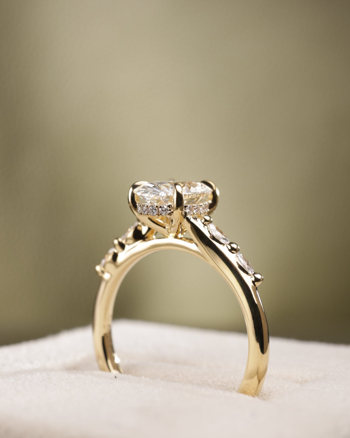 2 CT Asscher Lab Grown Diamond Solitaire Engagement Ring