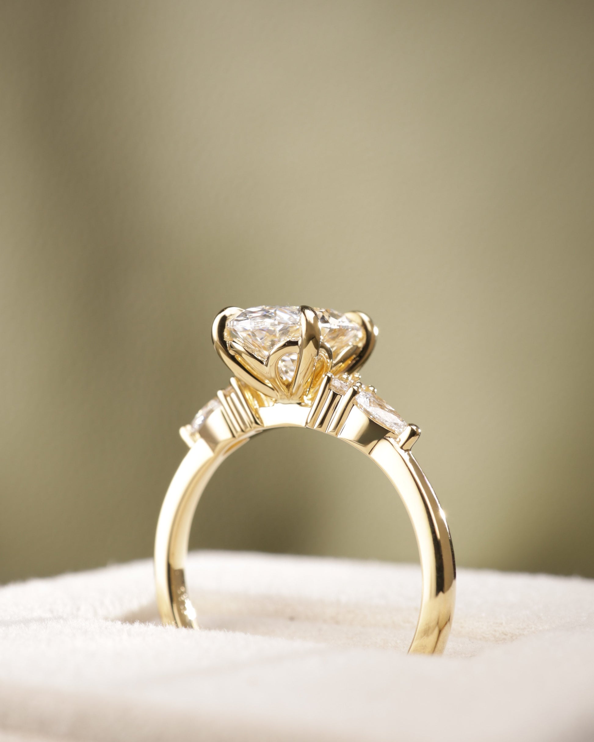 2 CT Asscher Lab Grown Diamond Solitaire Engagement Ring