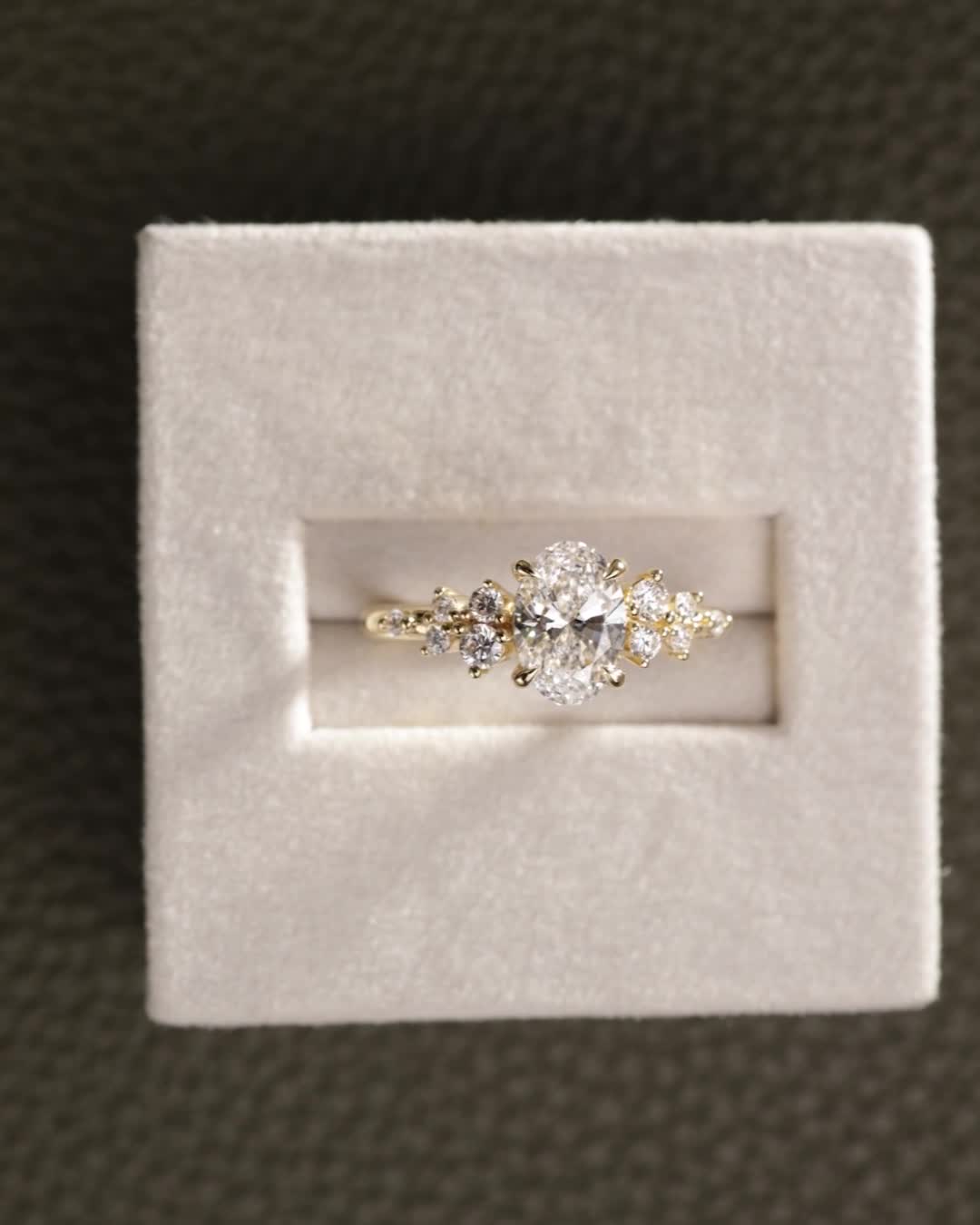 2 CT Asscher Lab Grown Diamond Solitaire Engagement Ring
