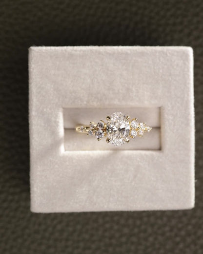 2 CT Asscher Lab Grown Diamond Solitaire Engagement Ring