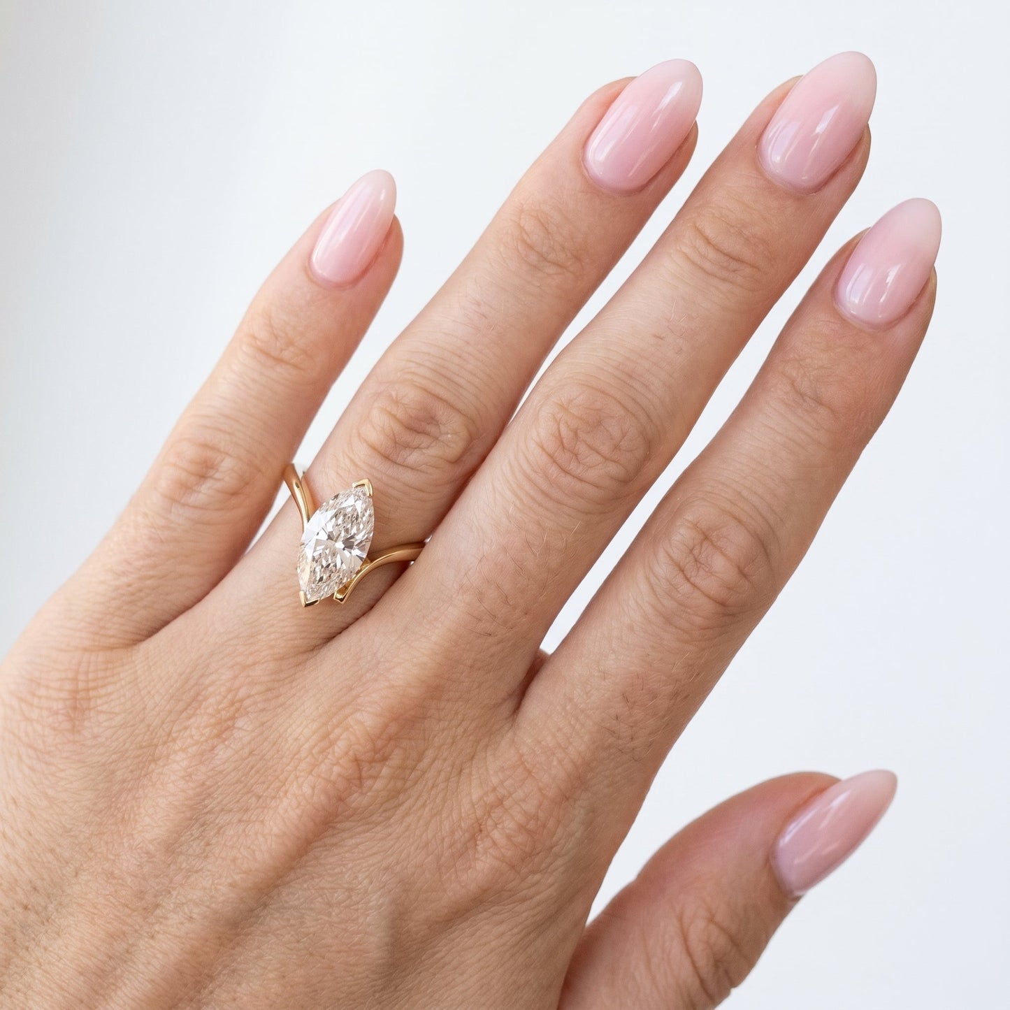 Oval Solitaire Engagement Ring – 2 CT Moissanite Diamond