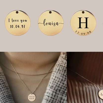 Personalized Engraved Necklace
