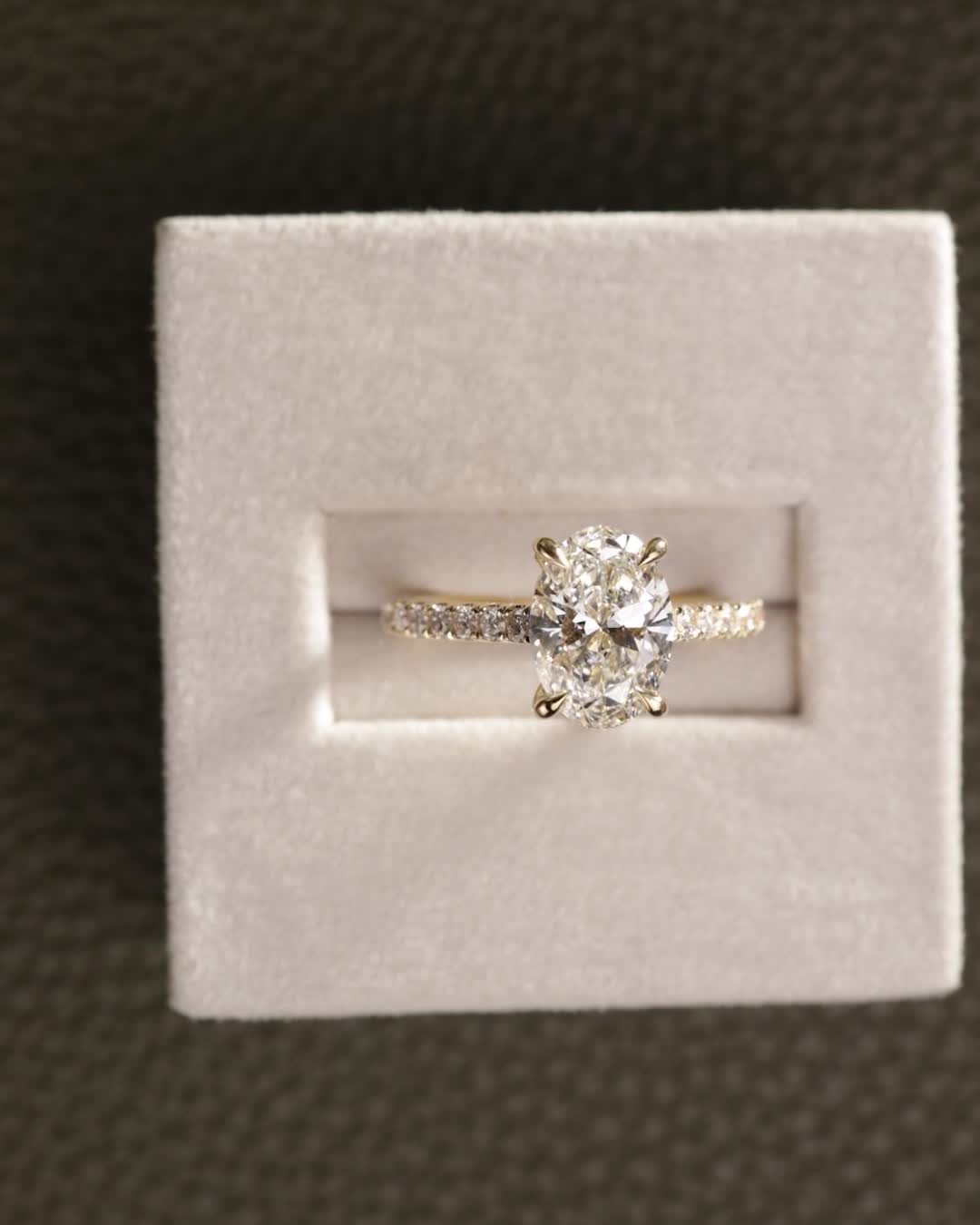 2 CT Asscher Lab Grown Diamond Solitaire Engagement Ring