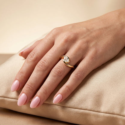 Oval Solitaire Engagement Ring – 2 CT Moissanite Diamond