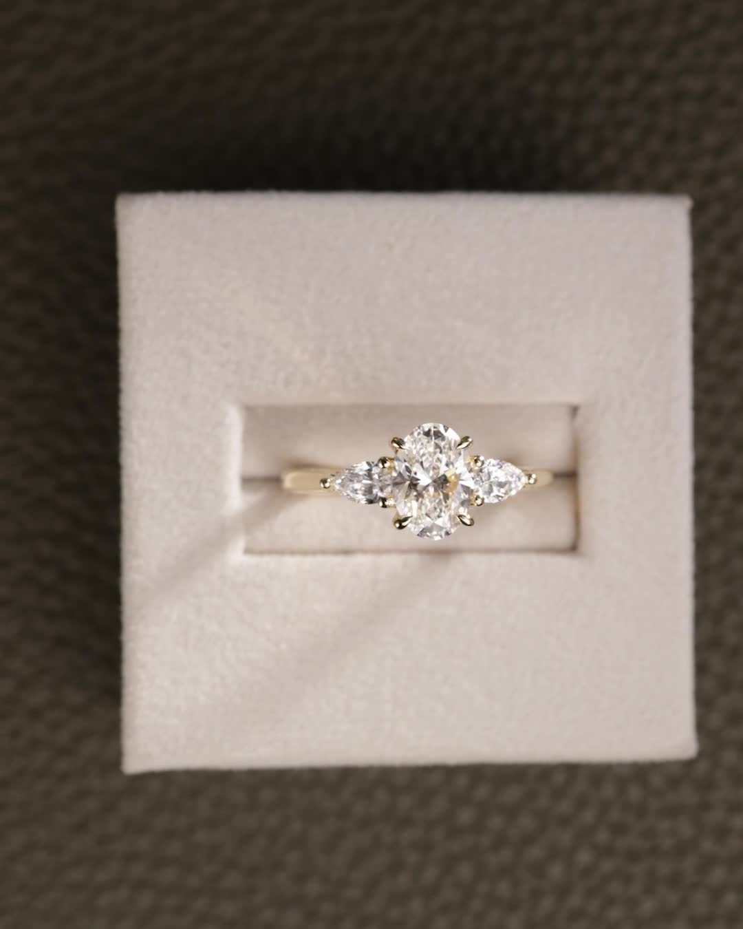 2 CT Asscher Lab Grown Diamond Solitaire Engagement Ring