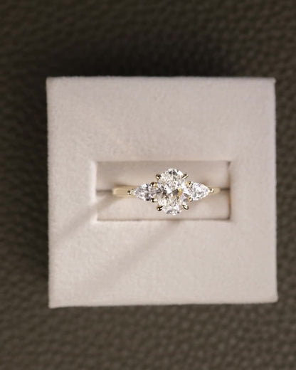 2 CT Asscher Lab Grown Diamond Solitaire Engagement Ring