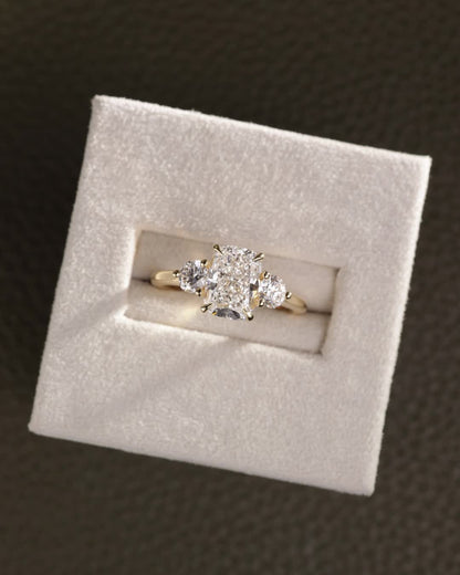 2 CT Asscher Lab Grown Diamond Solitaire Engagement Ring