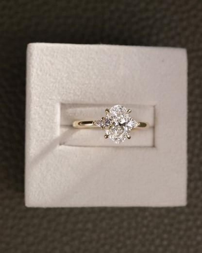 2 CT Asscher Lab Grown Diamond Solitaire Engagement Ring