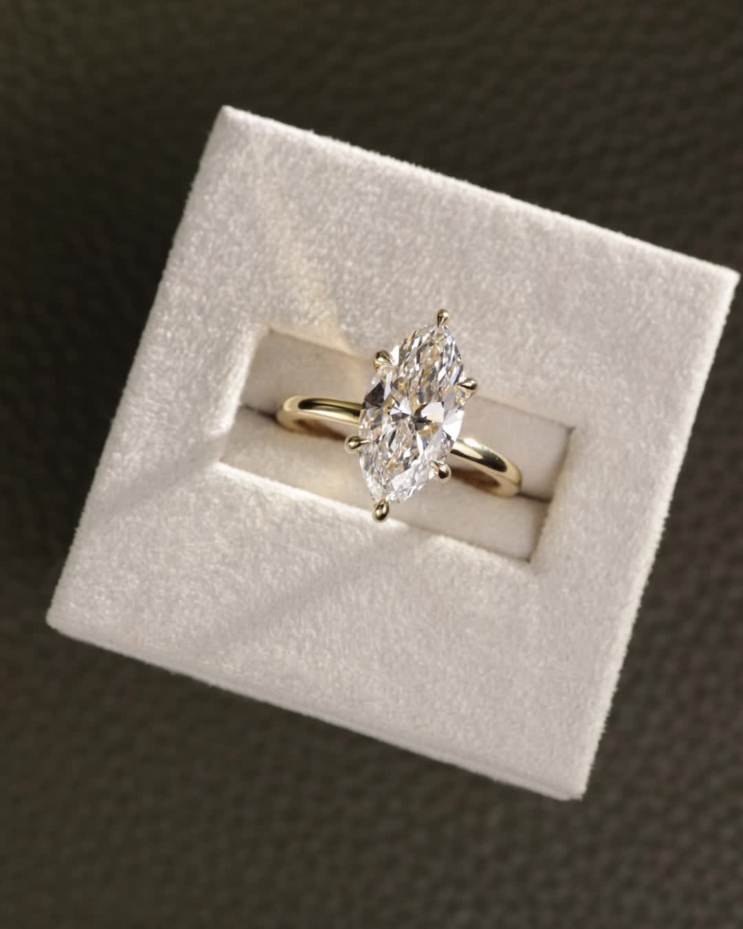 2 CT Asscher Lab Grown Diamond Solitaire Engagement Ring