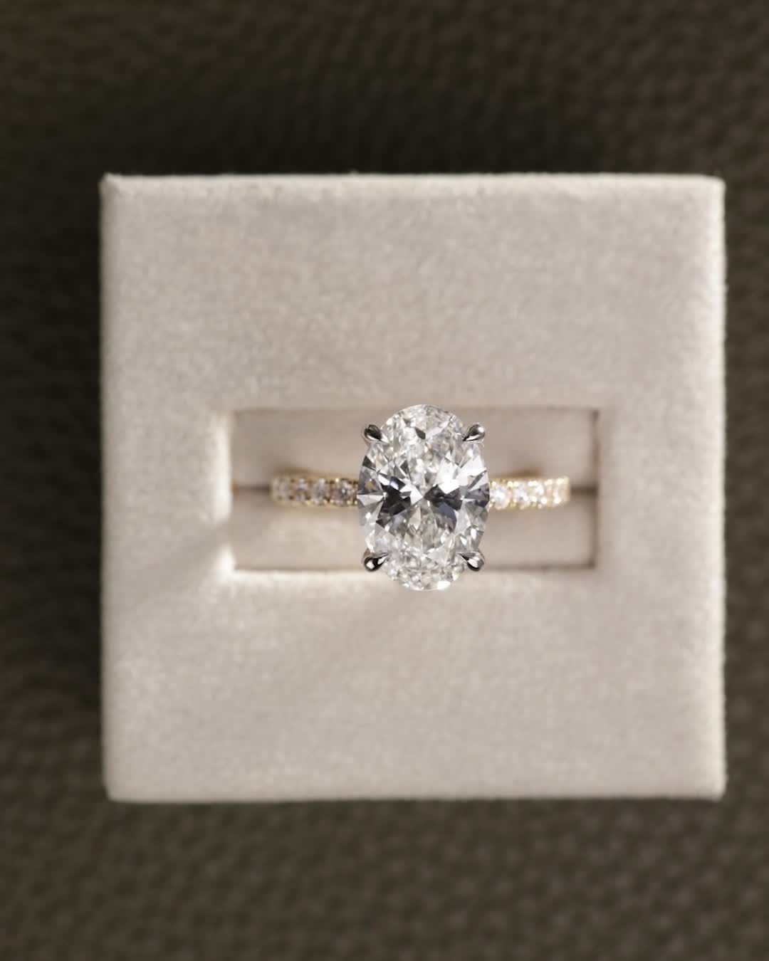 2 CT Asscher Lab Grown Diamond Solitaire Engagement Ring