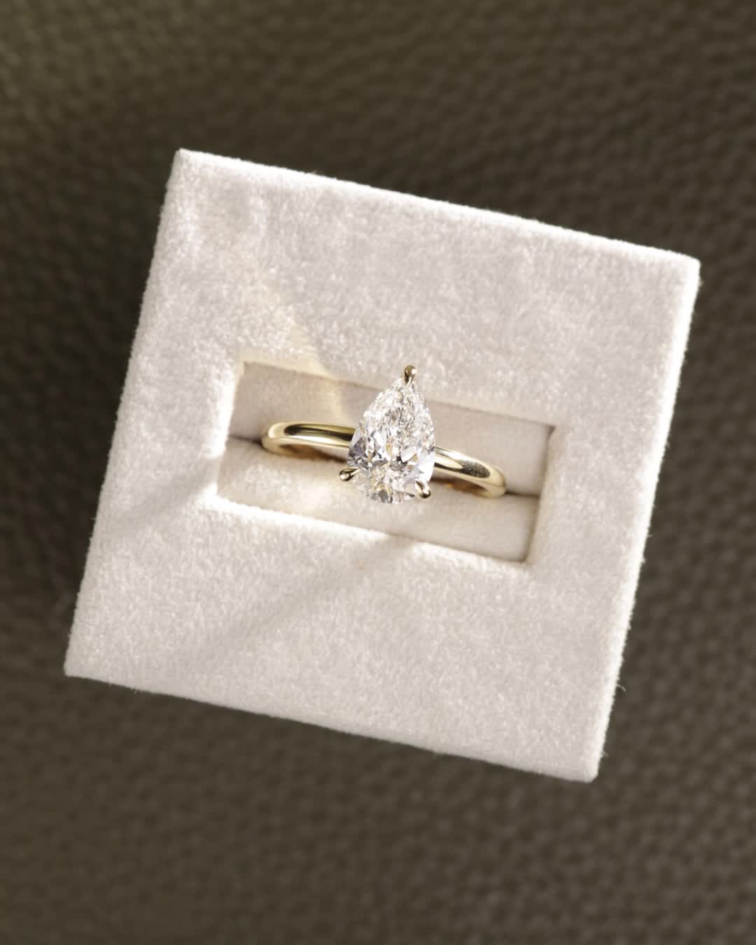 2 CT Asscher Lab Grown Diamond Solitaire Engagement Ring