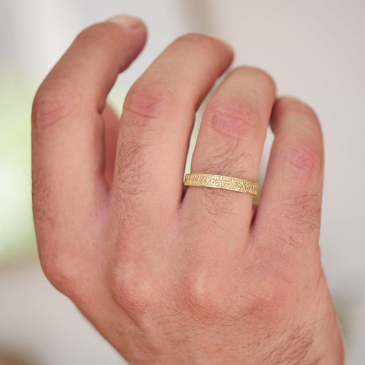 0.25 TCW Round Shaped Half Eternity Lab Grown Diamond Wedding Band