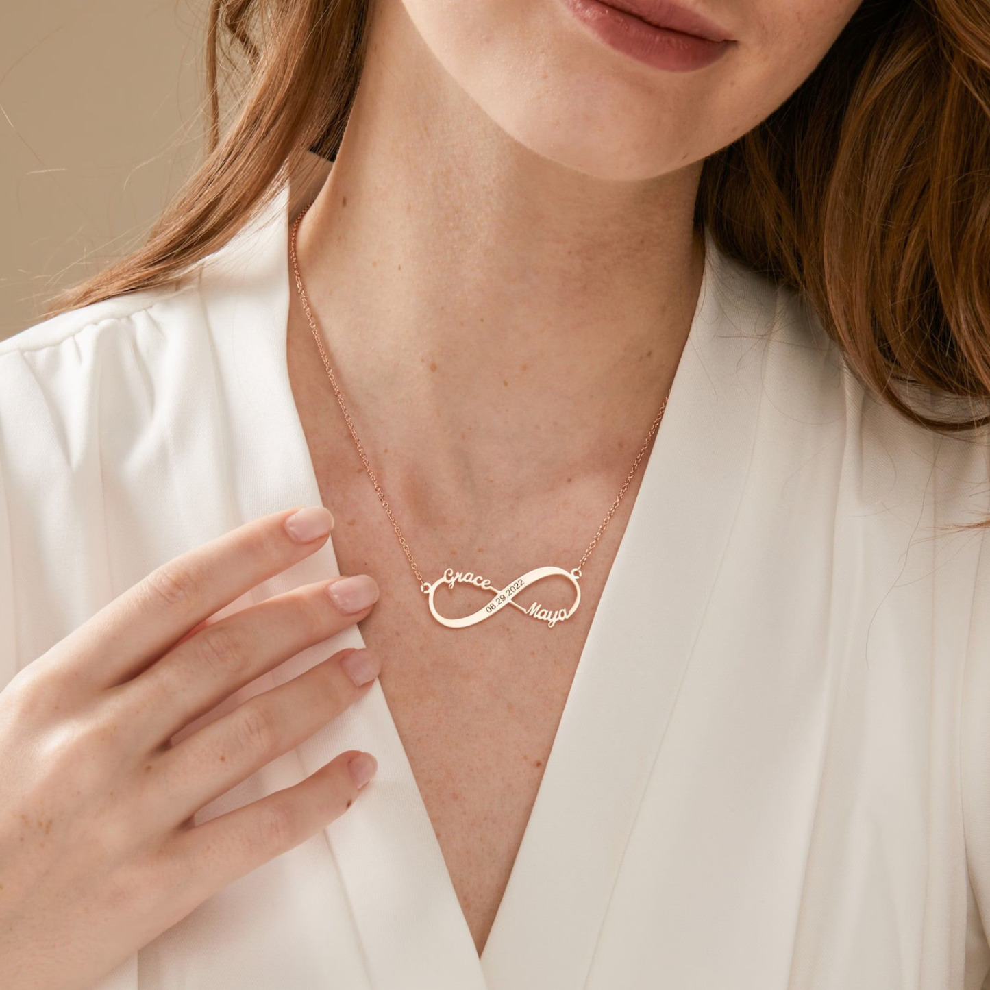 Personalized Infinity Name Necklace