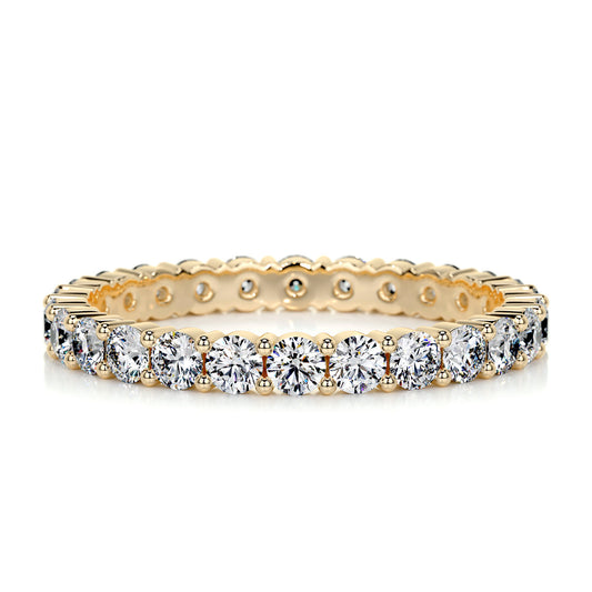 Free Moissanite Stackable Silver Wedding Band (Not For Direct Sale)