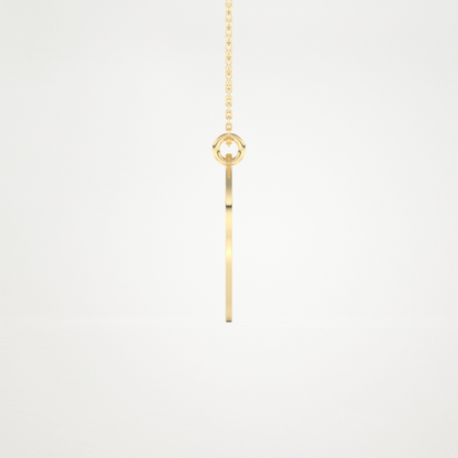 Custom Personalized Fingerprint Pendant Necklace – 14K/18K Gold & 925 Silver 8