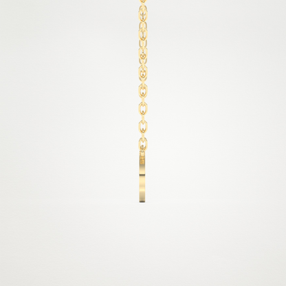 Custom Infinity Pendant Necklace – 14K/18K Gold & 925 Silver 8
