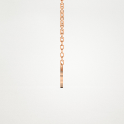 Custom Infinity Pendant Necklace – 14K/18K Gold & 925 Silver 13