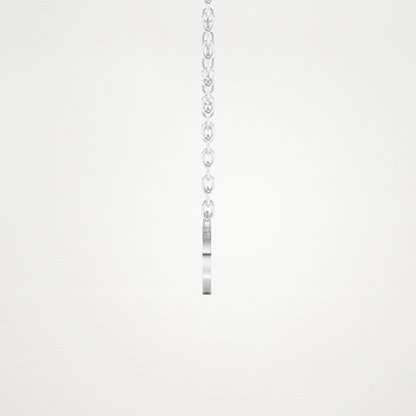 Custom Infinity Pendant Necklace – 14K/18K Gold & 925 Silver 3