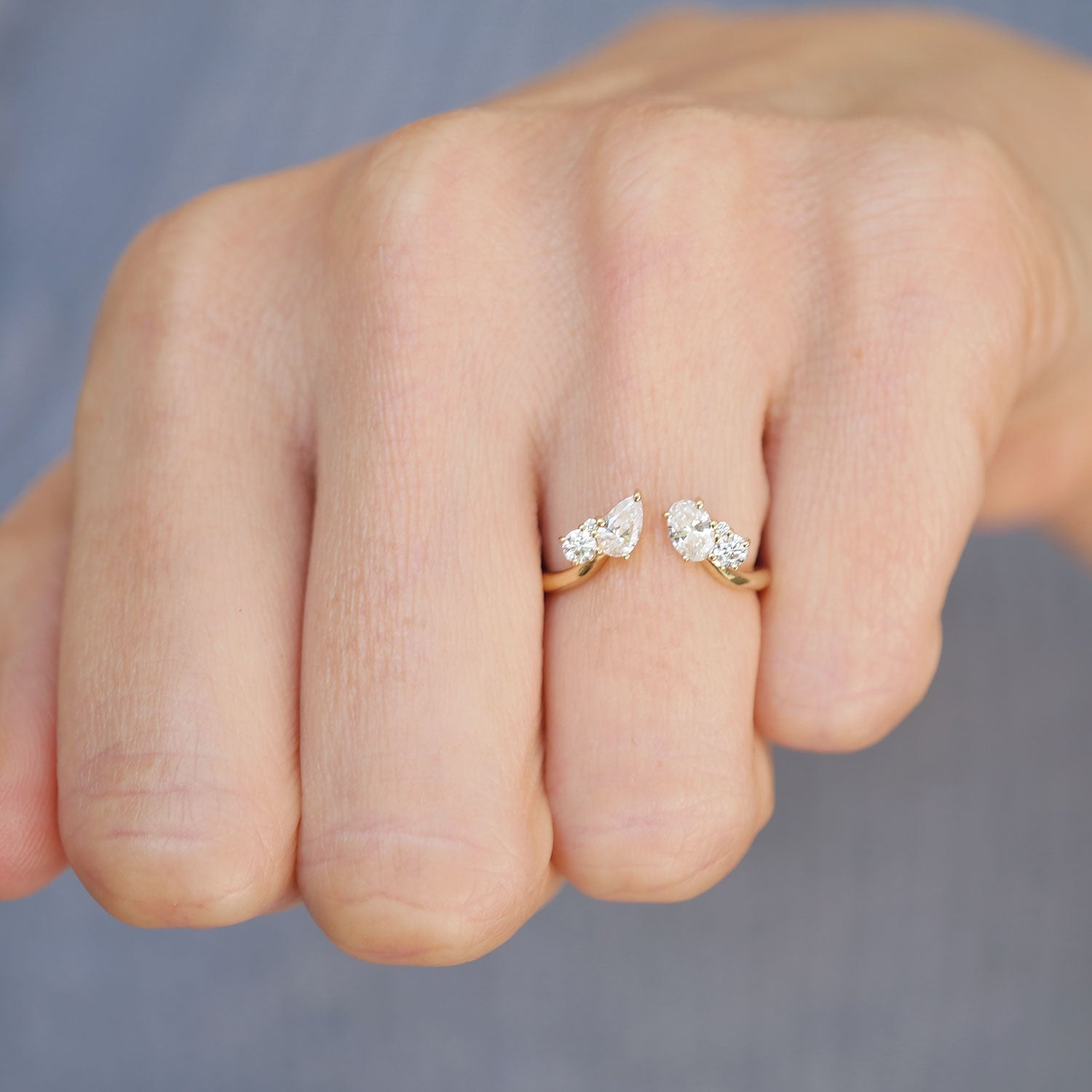 0.25 TCW Round Shaped Half Eternity Lab Grown Diamond Wedding Band