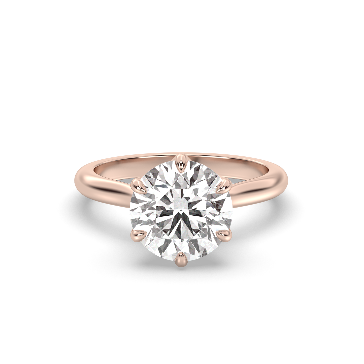 Marquise Shaped Three Stone Lab Grown Diamond Engagement Ring