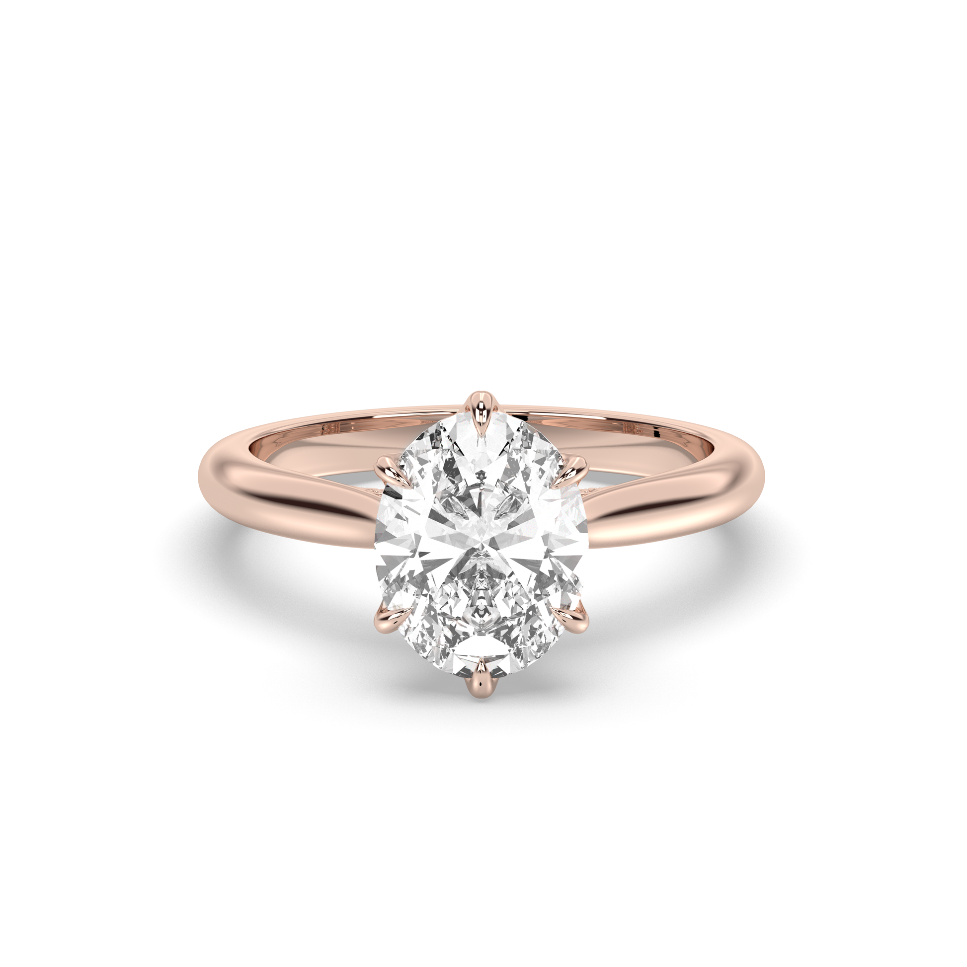 Marquise Shaped Three Stone Lab Grown Diamond Engagement Ring