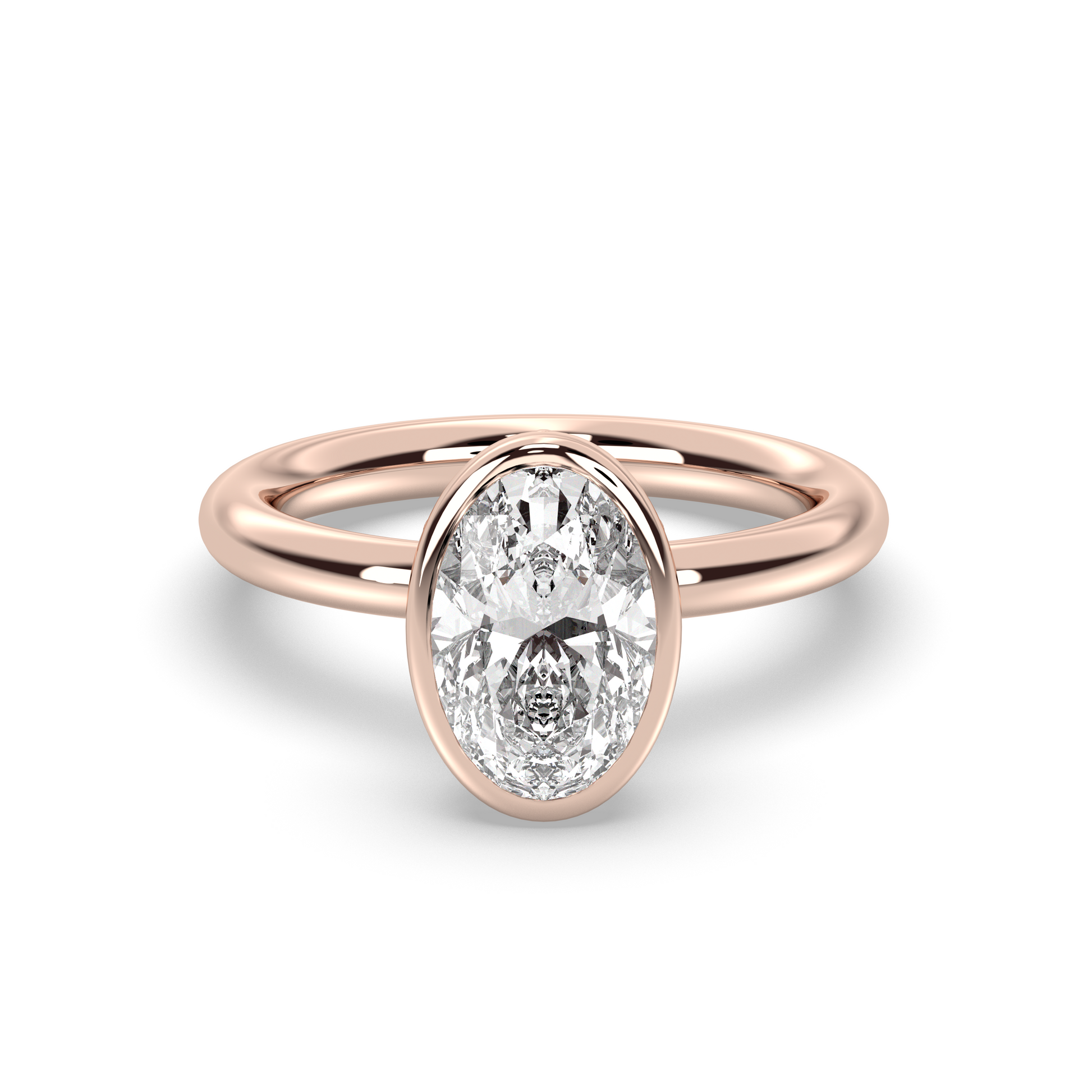 Marquise Shaped Three Stone Lab Grown Diamond Engagement Ring