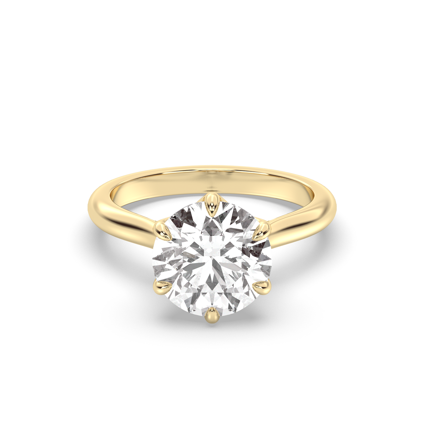 Marquise Shaped Three Stone Lab Grown Diamond Engagement Ring