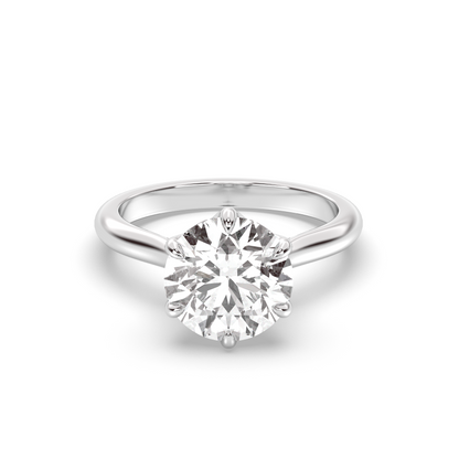 Marquise Shaped Three Stone Lab Grown Diamond Engagement Ring