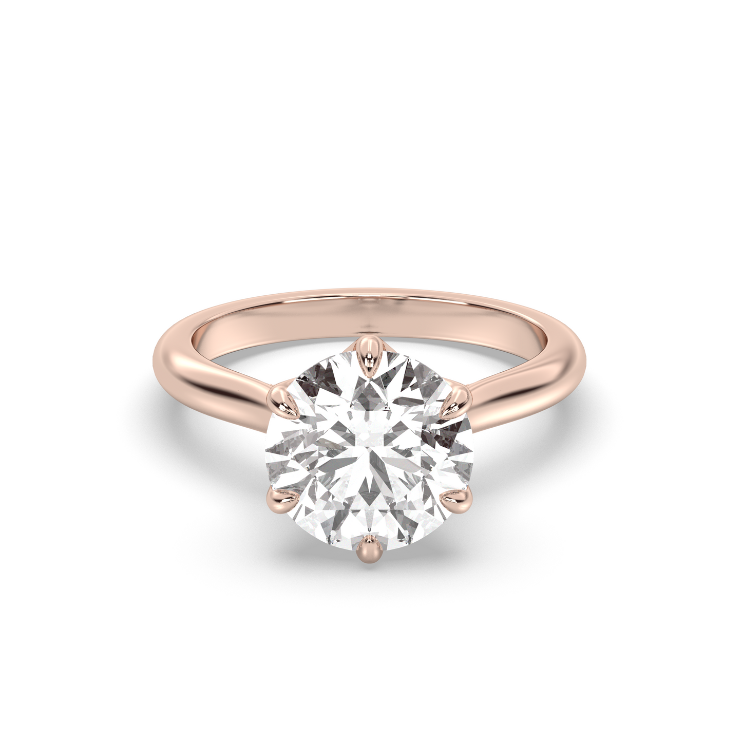 Marquise Shaped Three Stone Lab Grown Diamond Engagement Ring