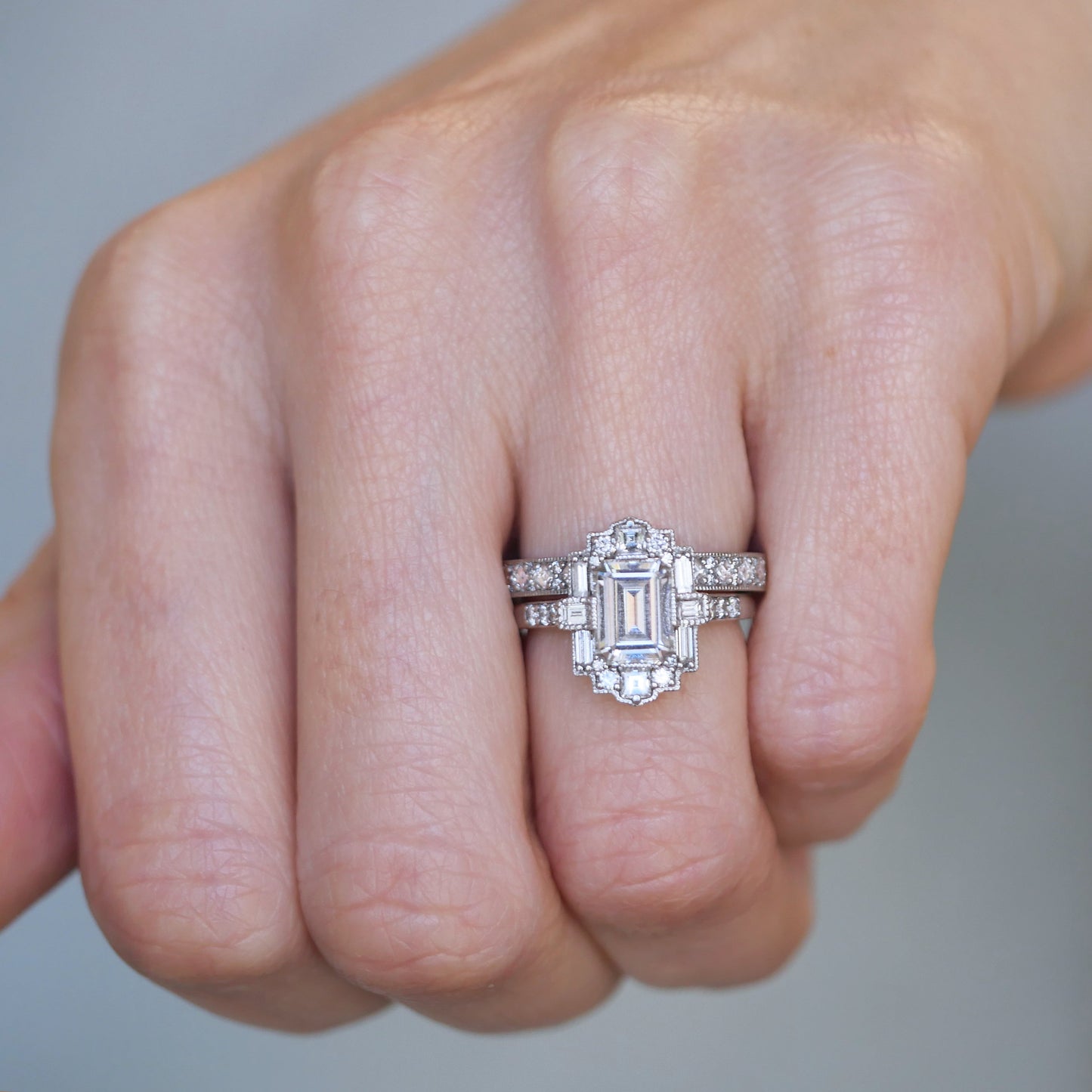 0.25 TCW Round Shaped Half Eternity Lab Grown Diamond Wedding Band