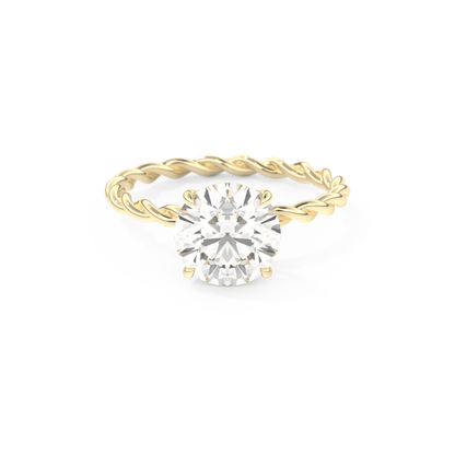 1 CT Round Solitaire Engagement Ring