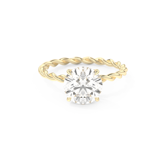 1 CT Round Solitaire Engagement Ring